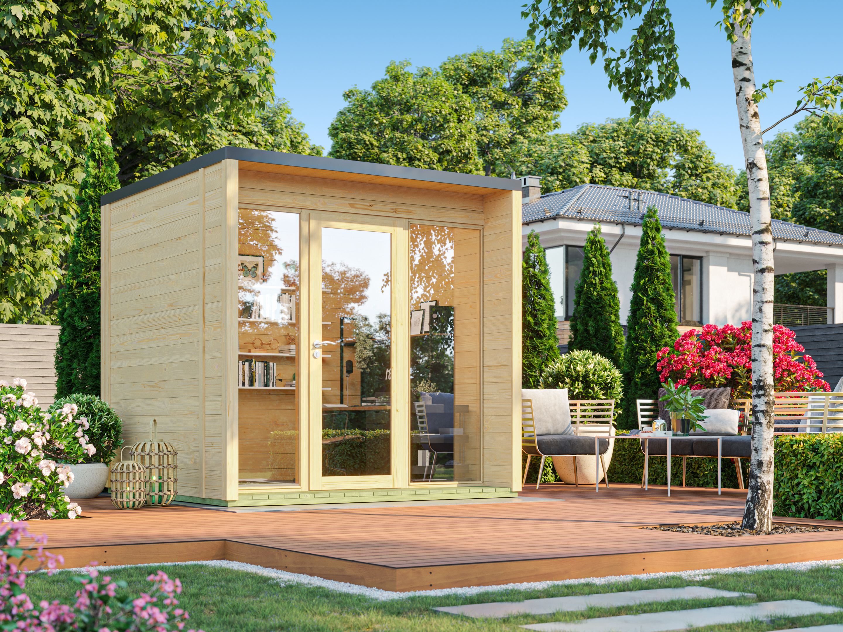 17 % Discount! Fjordholz Gartenhaus Modell Office Box Größe XS na Unkategorisiert online kaufen