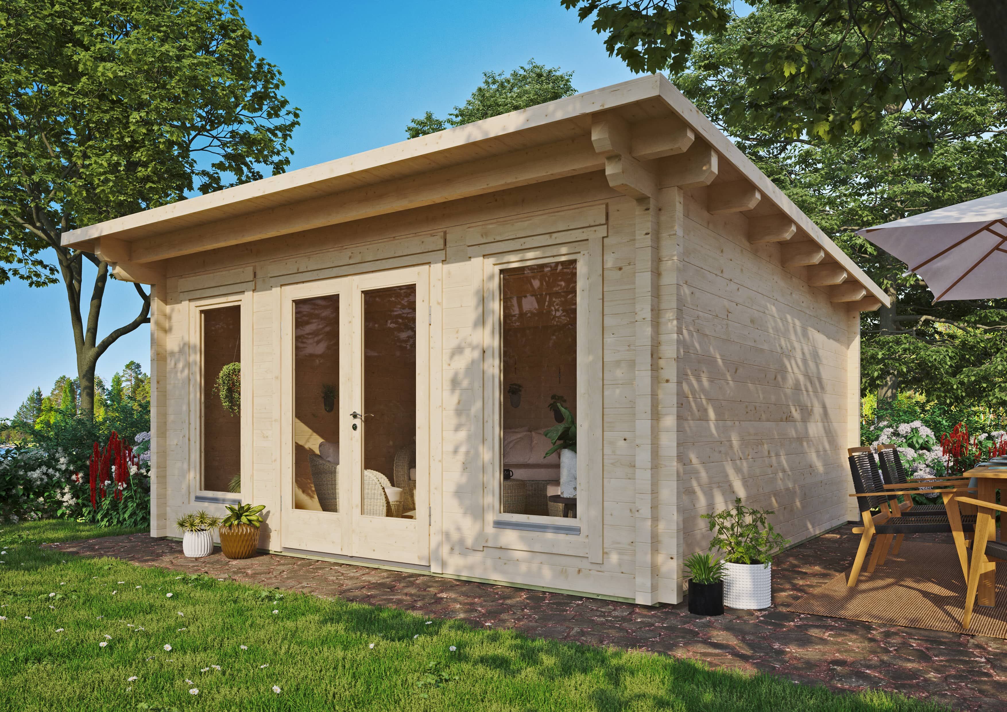 26 % Discount! Fjordholz Gartenhaus Modell Jacob 90 F 20m² Unkategorisiert online kaufen