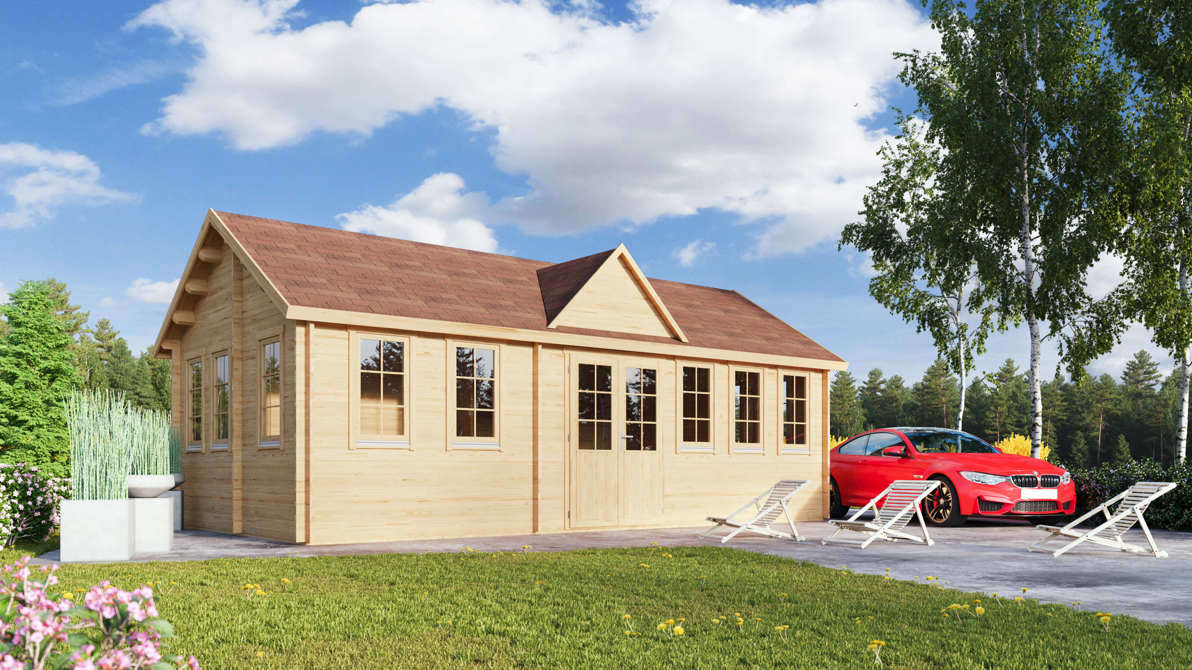 26 % Discount! Fjordholz Gartenhaus Modell Teehaus Bristol 44 72m² Unkategorisiert online kaufen