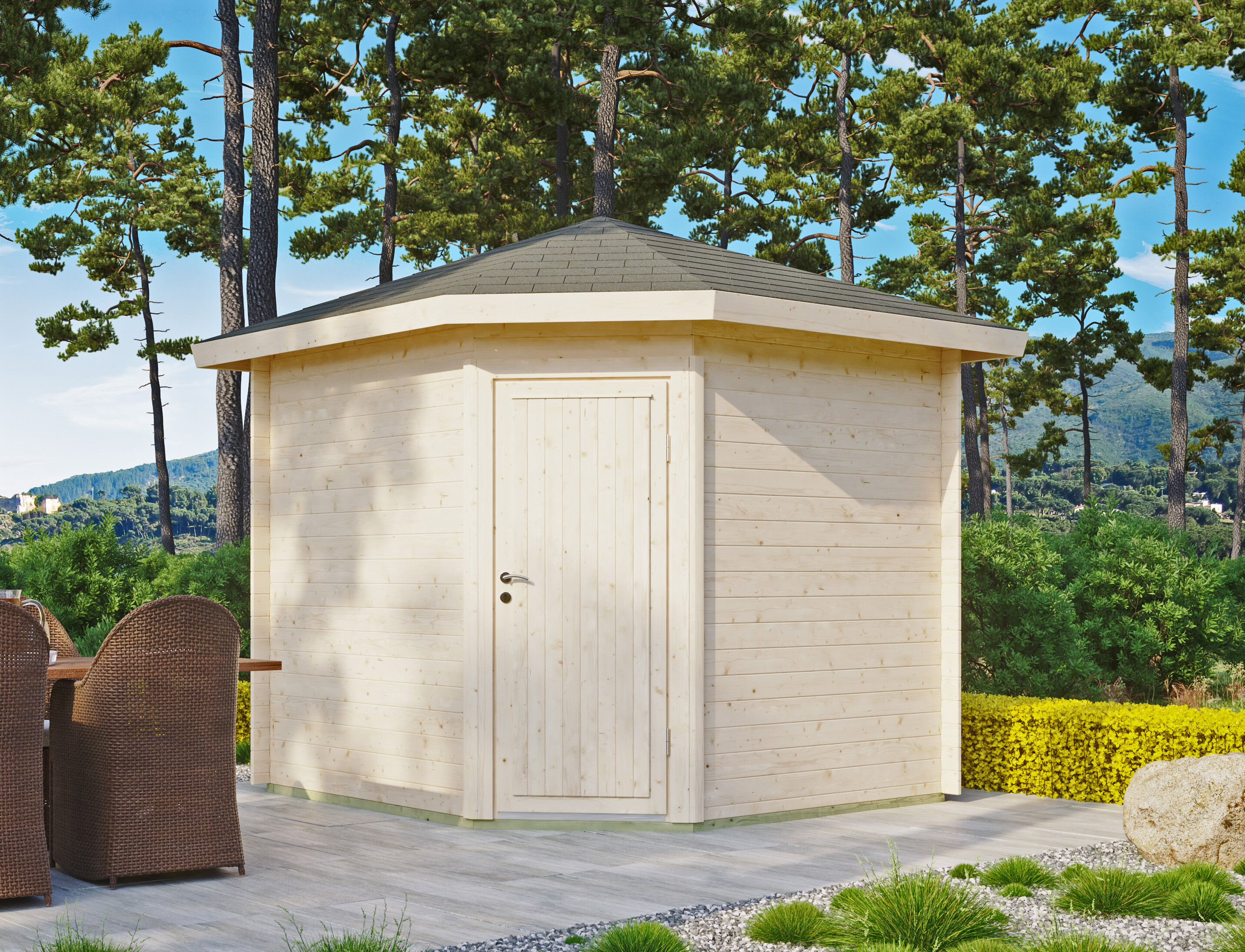 26 % Discount! Gartenhaus Modell Panta 28 A 6m²