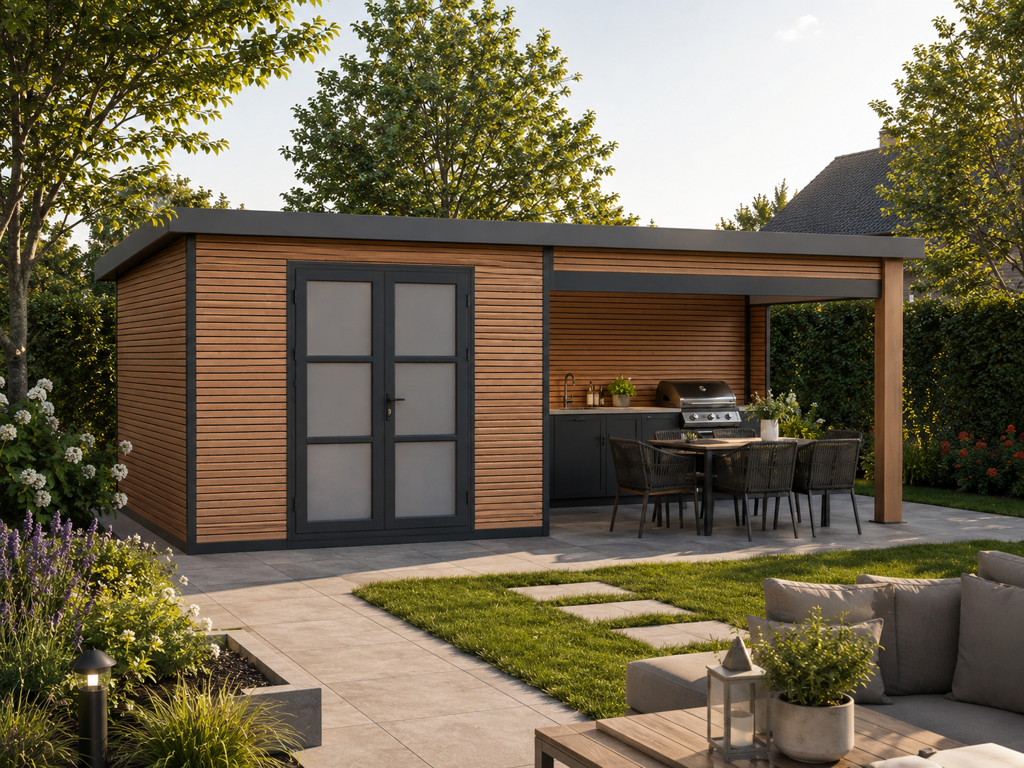 26 % Discount! WPC Gartenhaus mit Lounge Modell FineLine 16,90 m² 18m² Unkategorisiert online kaufen 26 % Discount! WPC Gartenhaus mit Lounge Modell FineLine 16,90 m² 18m² Unkategorisiert online kaufen