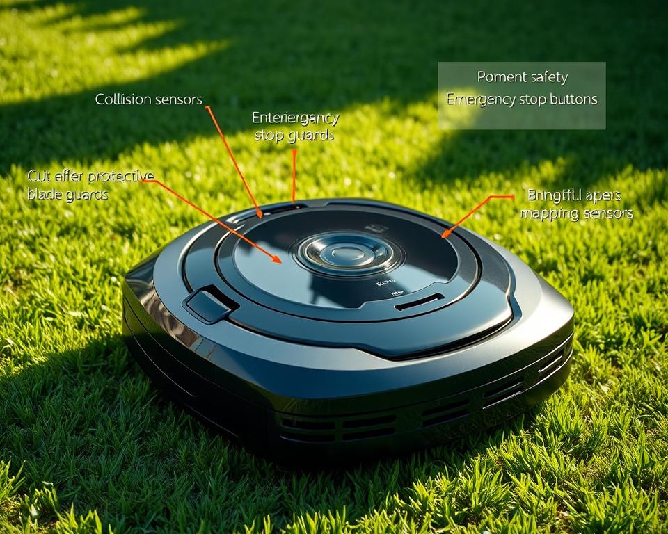Mähroboter Sicherheitsfunktionen