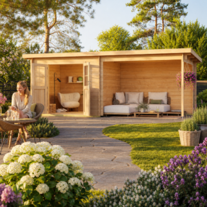 26 % Discount! Fjordholz Pultdach Gartenhaus Modell Ezra 2J farbl 18m² Unkategorisiert online kaufen