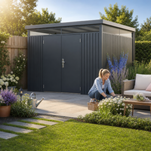 19 % Discount! StarLine Metall Gartenhaus Modell Solidum 9,0 m² 9m²